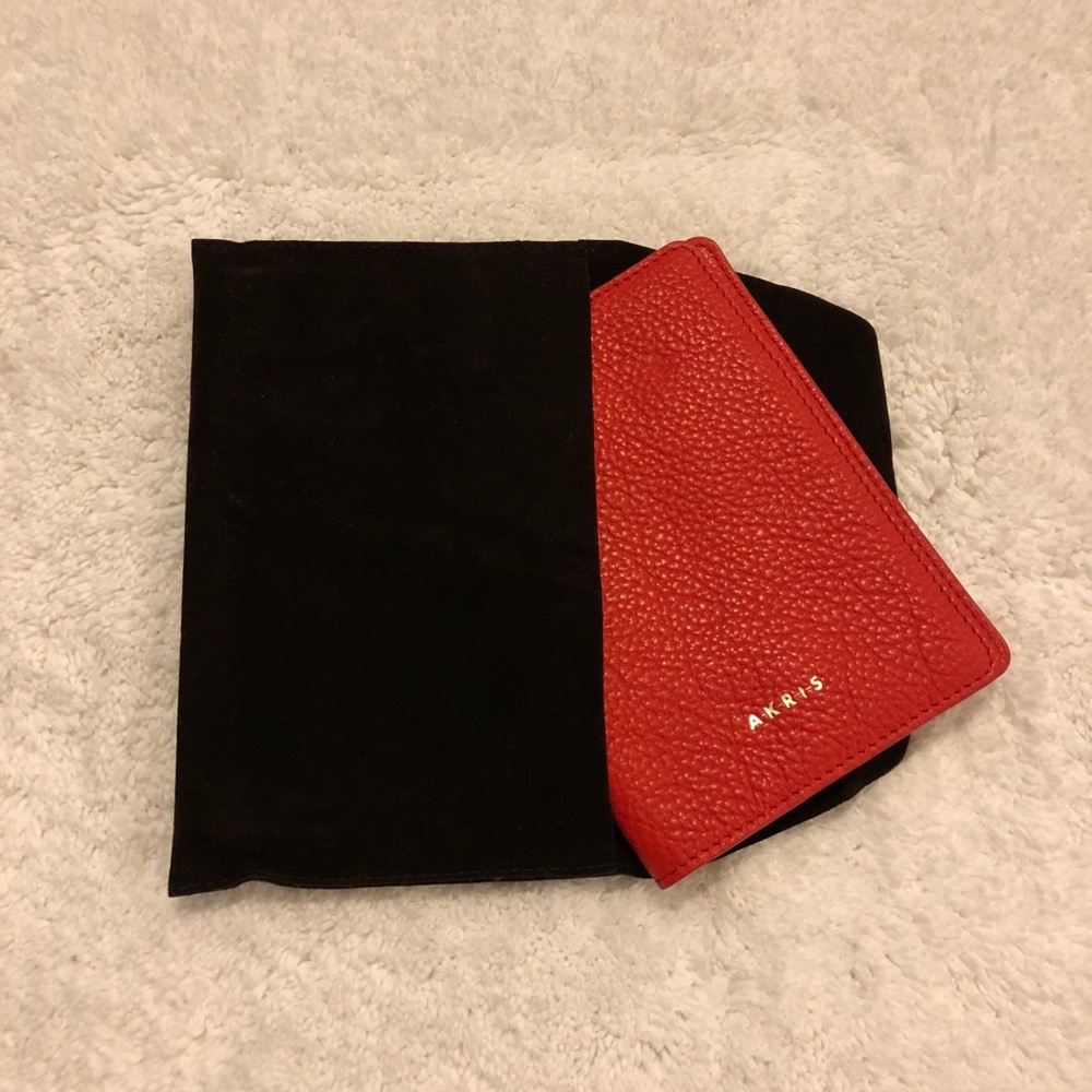 Akris Leather Passport Cover